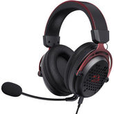 Redragon H386 Diomedes Wired 7.1 Surround Sound 53mm Drivers Detachable Microphone Audio Controls Black - CompuMe